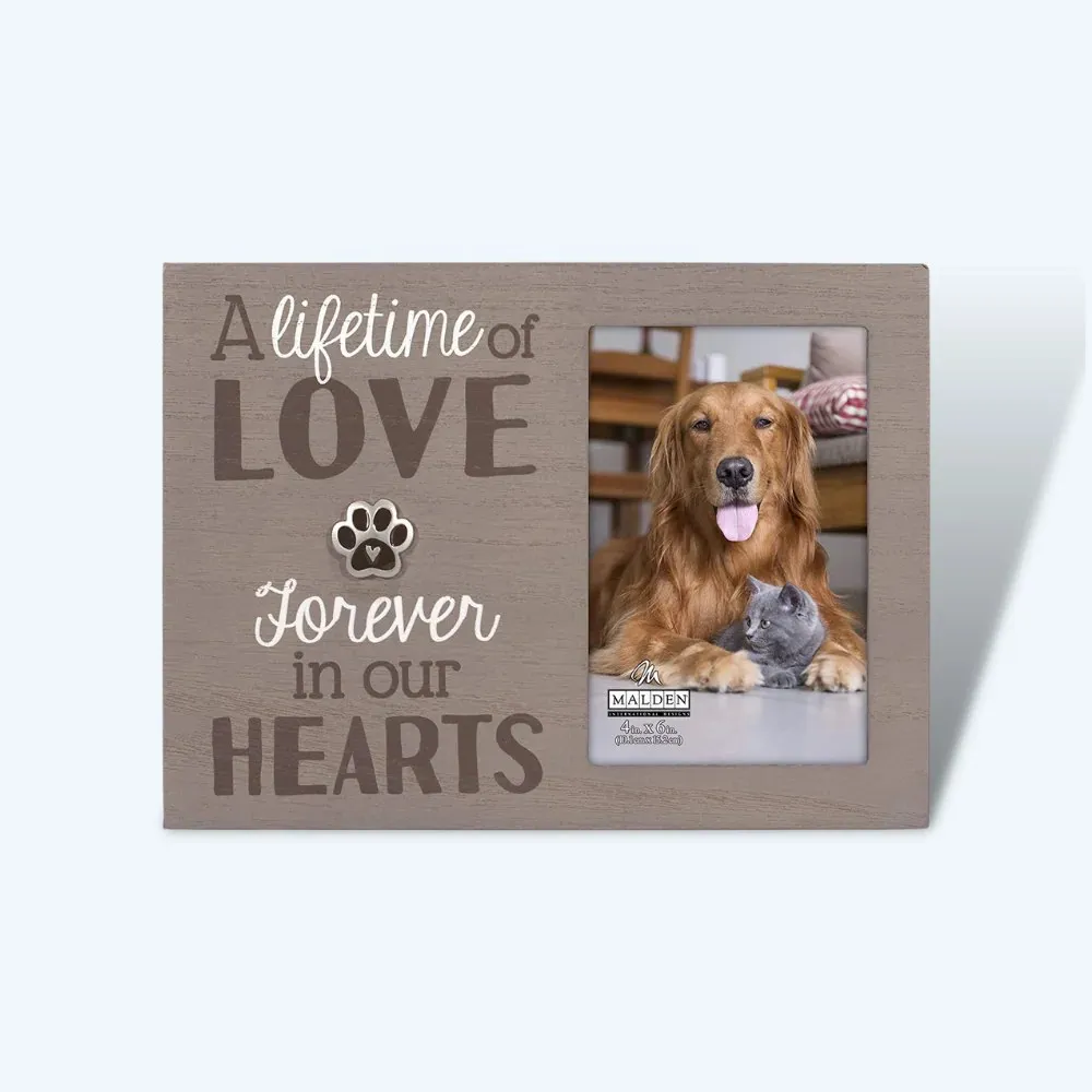 "Forever In Our Hearts" Pet Memorial Picture Frame (9x9)