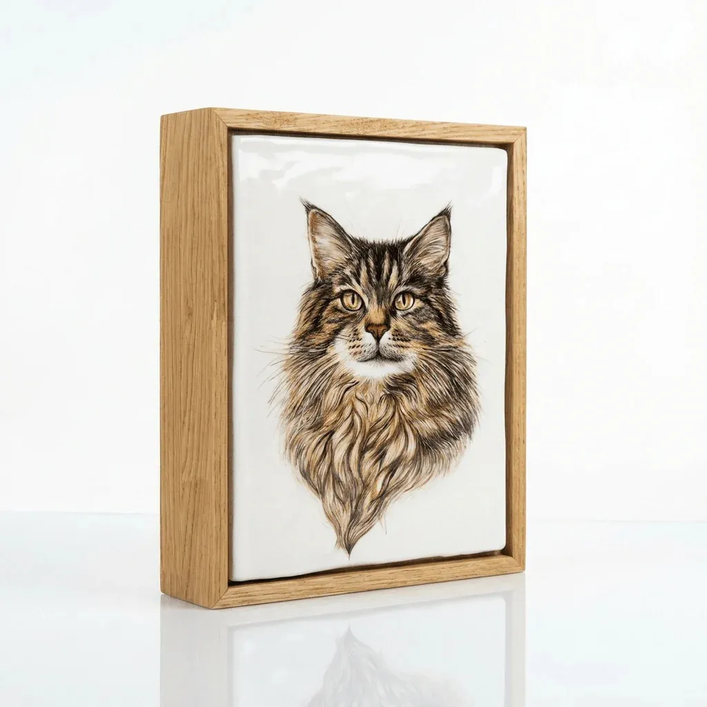 Custom Pet Urn - "Moment In Time" (Wall-Mounted Frame Urn)