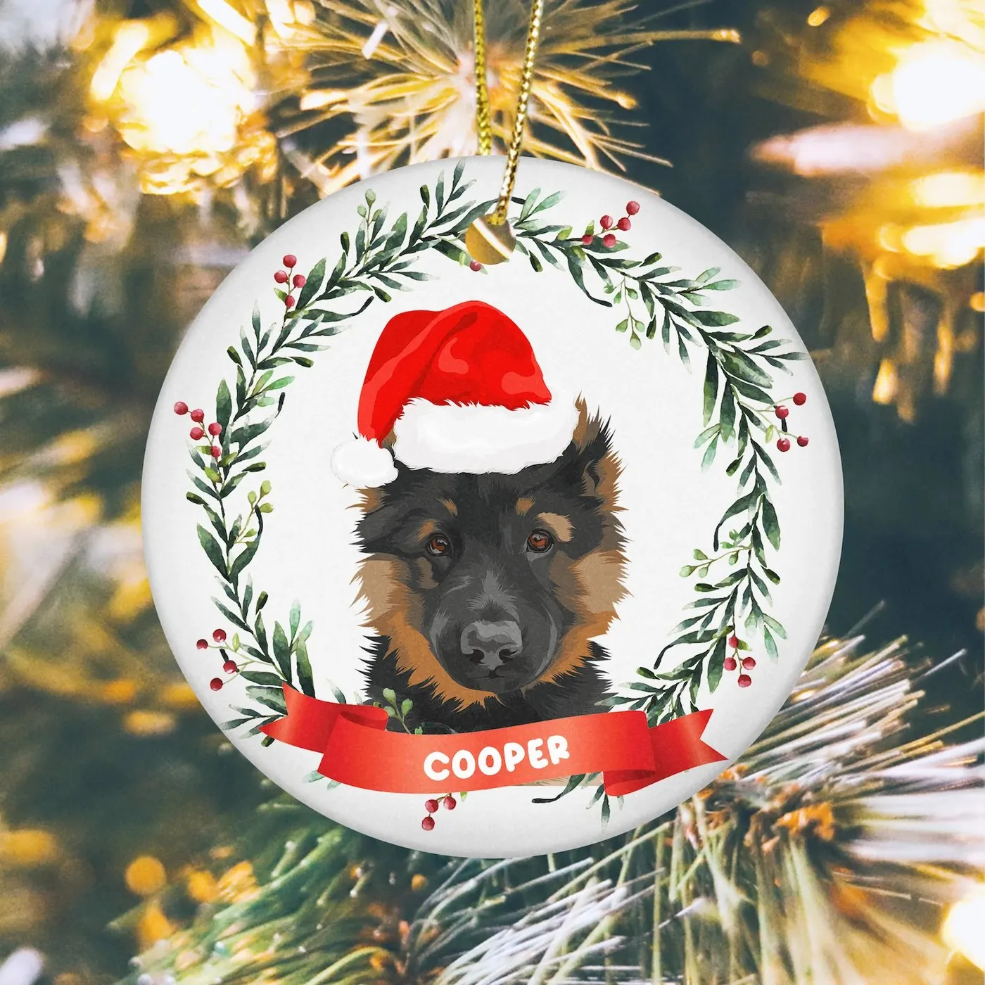 Traditional Custom Christmas Ornament