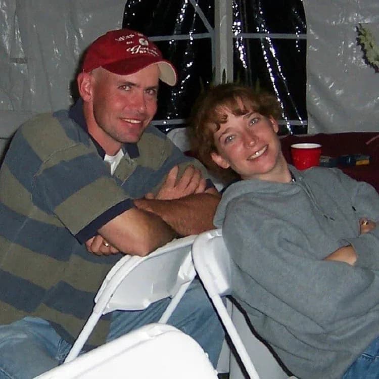 John and Amy Bridger, who own and run Farmstead Scattering Garden